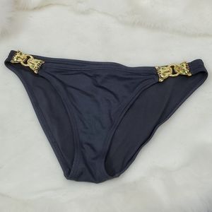 Victoria Secret bottom swimming black bikini women size S